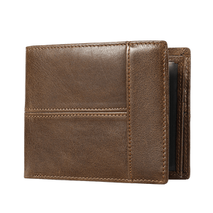 Open image in slideshow, Leather Ledger - Vintage Leather Wallet for Men
