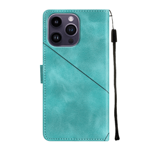 PocketPro - Embossed Leather Cover iPhone Case - Green