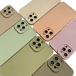 FADED - Mud Grey - Soft iPhone Case of Ravishing Faded Colours