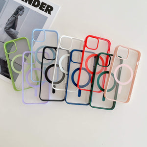 MagiShield - Clear MagSafe iPhone Case - Fresh Green