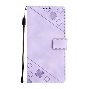 PocketPro - Embossed Leather Cover iPhone Case - Purple