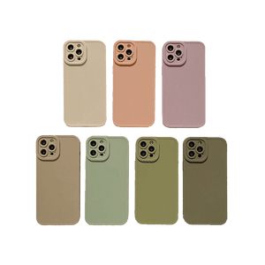 FADED - Mud Grey - Soft iPhone Case of Ravishing Faded Colours